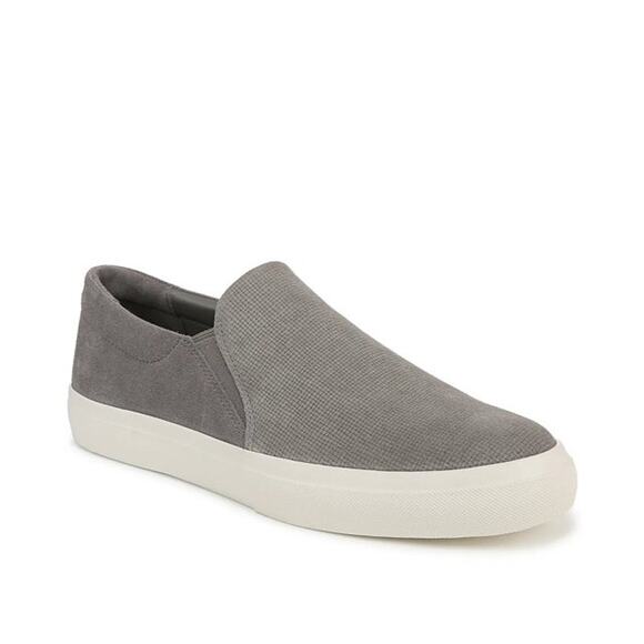 Vince Grey Suede Farran Slip-On Sneaker Men’s 11.5 NWB - Picture 2 of 11